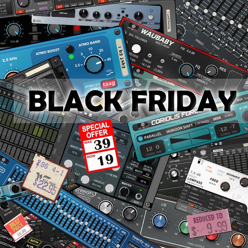 BLACK FRIDAY
#BLACKFRIDAY is already here

All Turn2on #RackExtension with dicounts is waiting you
T2ON RackExtensions #SALE
* SALE prices is going up to the 29 October (1 week only) #turn2on #reason @reasonstudios